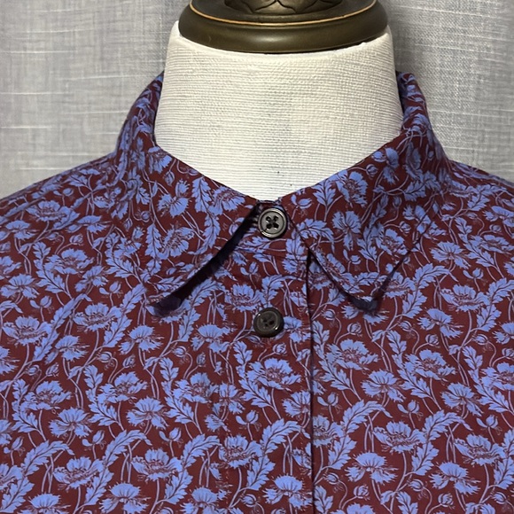 J Crew “Made with Liberty” Fabric Button Up Blouse-100% Cotton-6-Like New-Purple - Picture 3 of 16